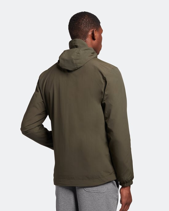 Lyle & Scott Jacke mit Kapuze und Reißverschluss in Olive - Image 3
