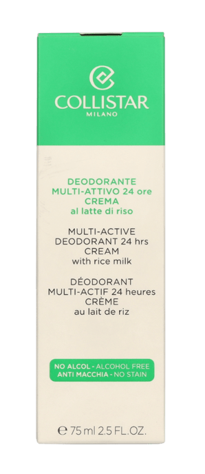 Collistar Multi-Active Deodorant 24 Stunden Creme 75 ml - Image 2