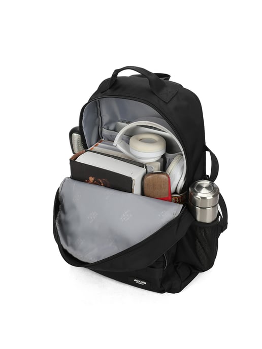 Aoking Rucksack Unisex BLACK - Image 5