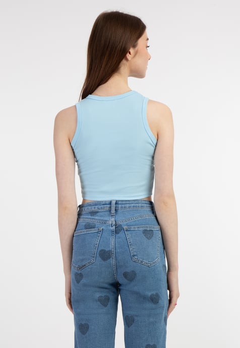 Mymo Tanktop Damen hellblau - Image 4