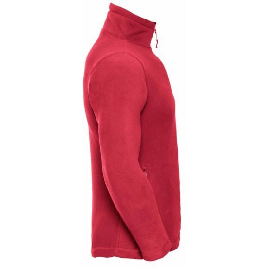 Russell Herren 1/4 Zip Outdoor Fleece Top (Klassisch Rot) - Image 3