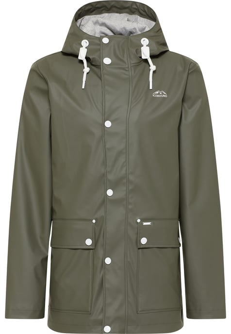ICEBOUND Regenjacke Herren Oliv - Image 1