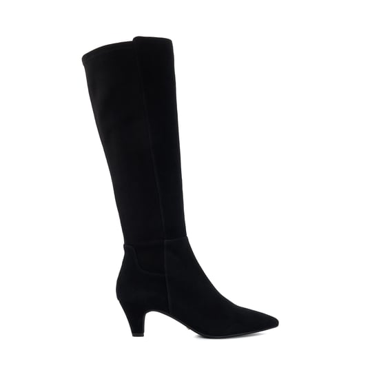 Dune Ladies Sera - Low Suede Knee-High Boots