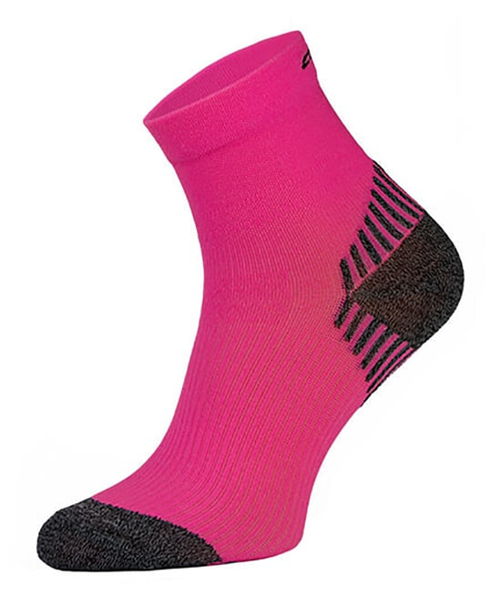 COMODO - Unisex Chaussettes de Contention pour Running Compression pour Sport - Rose Néon - Image 1
