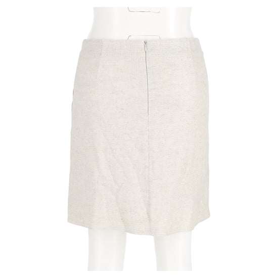 Emporio Armani Anzug Minirock aus crèmefarbener Leinen - Image 6