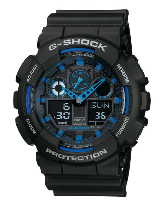 Casio G-Shock Herren Black Watch GA-100-1A2ER - Image 1