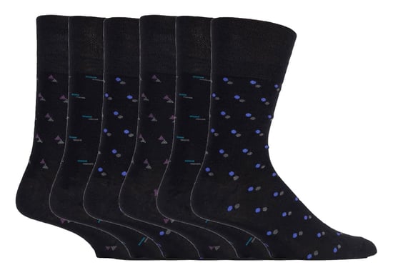 Sock Shop Gentle Grip - 6 Paar nicht elastische Bambus-Socken für Herren - SOMRM03 - Image 1