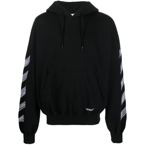 Off-White Scribble Diag Boxy Hoodie schwarz in Übergröße - Image 1