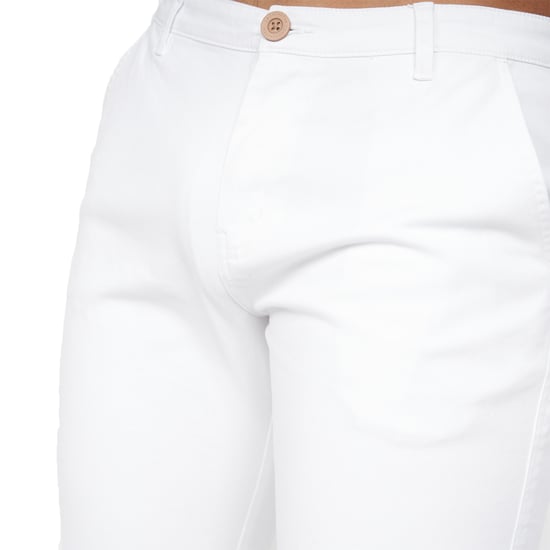 Crosshatch - "Sinwood" Shorts für Herren (Weiß) - Image 4