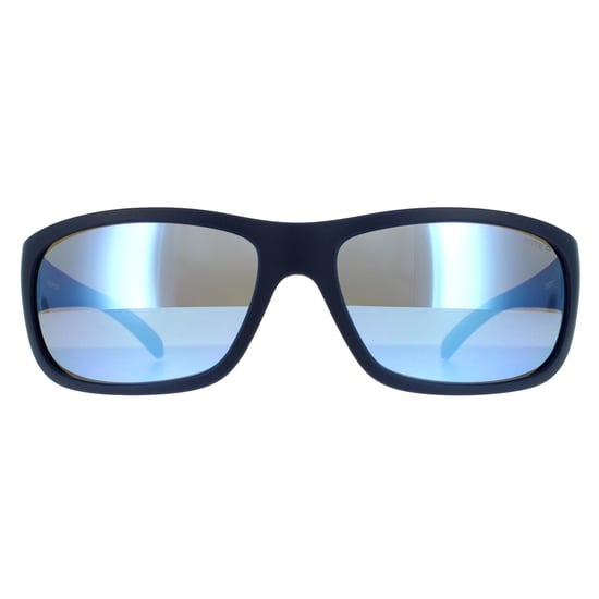 Arnette Rechteck Herren Matte Blau Dunkelgrau Spiegel Wasserblau Sonnenbrille - Image 1