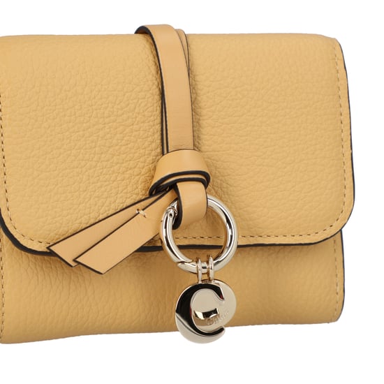 Chloé Tri-Fold Wallet Alphabet  Yellow