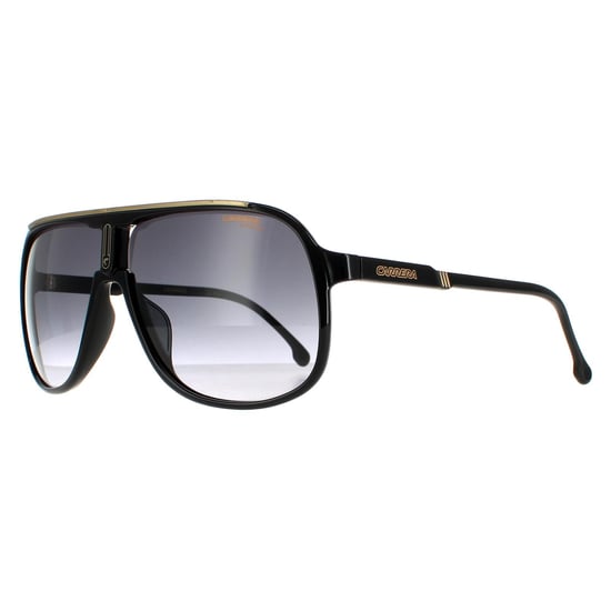 Carrera Aviator Mens Black Gold Dark Grey Gradient 1047/S