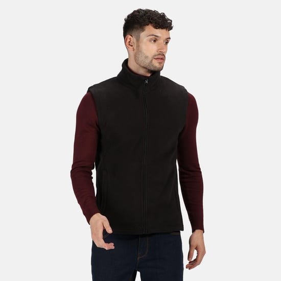 Regatta Mens Micro Fleece Bodywarmer / Gilet (Black)
