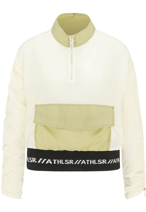 Mymo Windjacke Damen Olivenwollweiß - Image 1