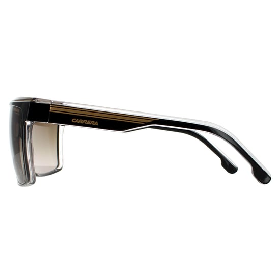 Carrera Shield Unisex Sonnenbrille Schwarz Gold Braun Gradient - Image 3
