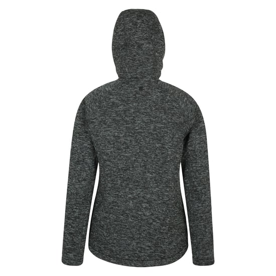 Mountain Warehouse Damen Nevis Fleecegefütterter Vollzip-Hoodie (Schwarz) - Image 2