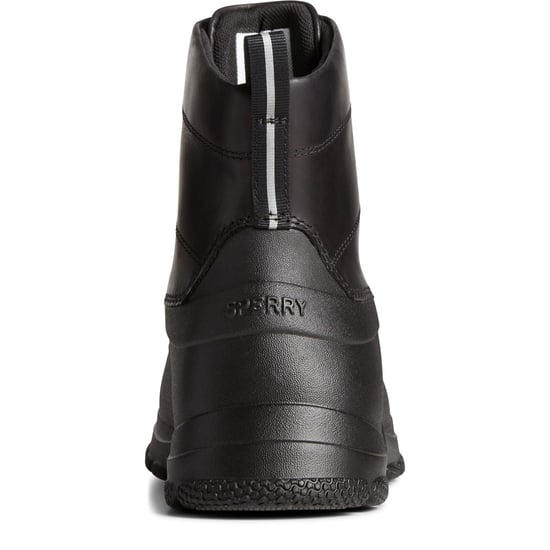 Sperry Duck Float Leder Schwarz Wellington Stiefel - Image 2