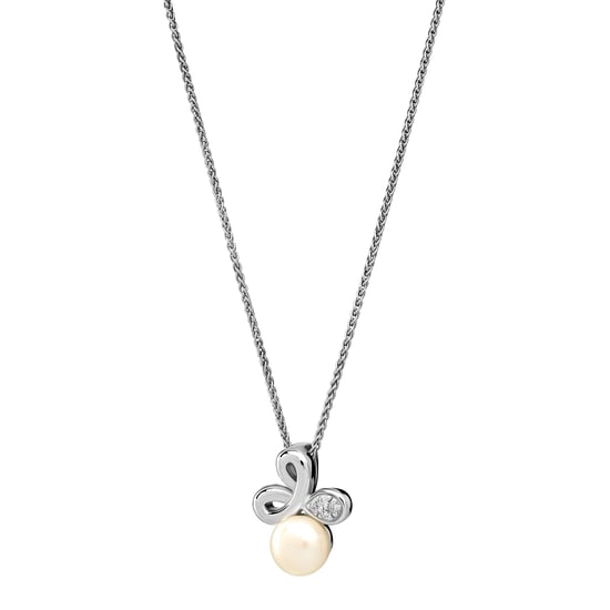 Orphelia 'Elisabeth' Women's 925 Sterling Silver Set: Chain-Pendant + Earrings - Silver SET-7511