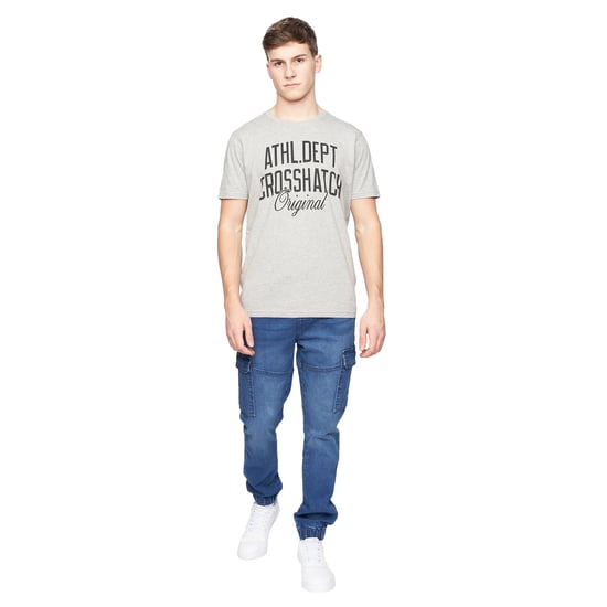 Crosshatch - "Malimore" Cargo-Jeans für Herren (Steinwaschen) - Image 3