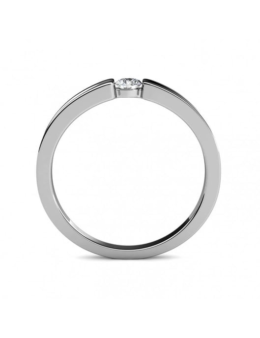 Simplicity Ring - Silber und Kristall - Image 5