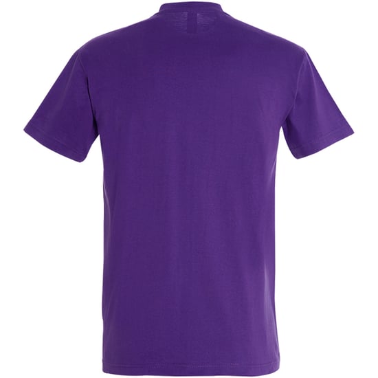 SOLS Mens Imperial Heavyweight Short Sleeve T-Shirt (dunkelviolett) - Image 2