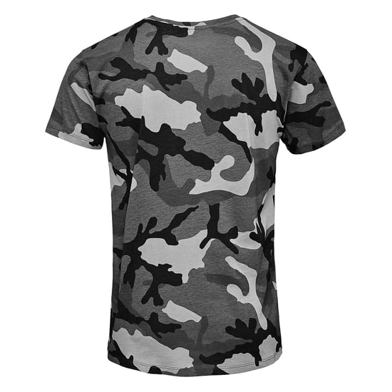 SOLS Herren Camo Kurzarm T-Shirt (Grau Camo) - Image 2