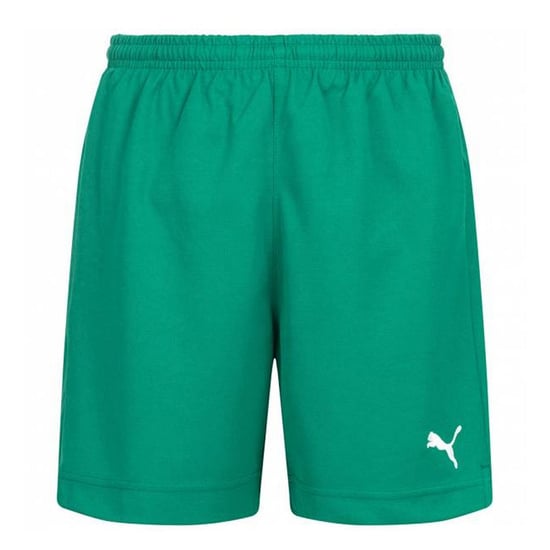 Puma Vencida Stretch Waist Grüne Kinder-Trainingsshorts - Image 1