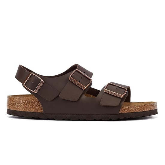 Birkenstock Milano Birko Flor Braun Schmal Sandalen - Image 4