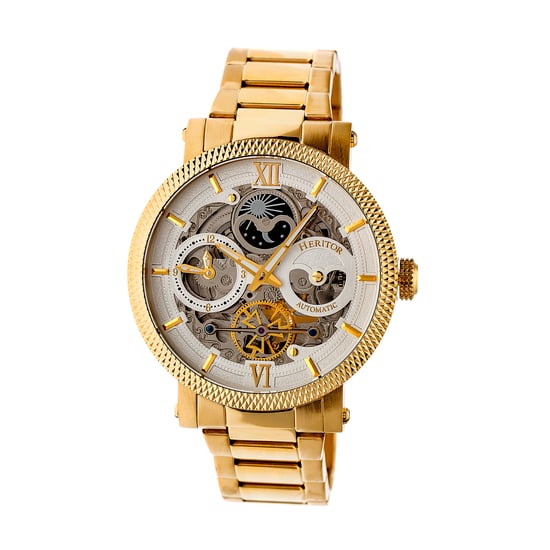 Heritor Automatik Aries Skeleton Zifferblatt Armbanduhr - Image 1