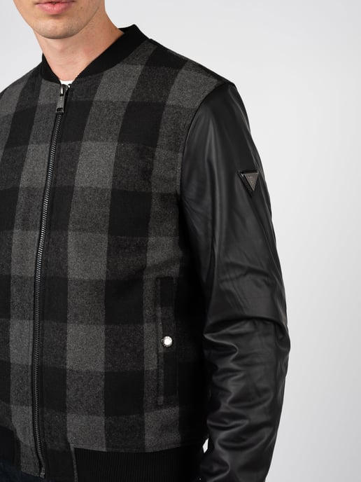 Guess Jacke Andy Bomber Herren schwarz - Image 5