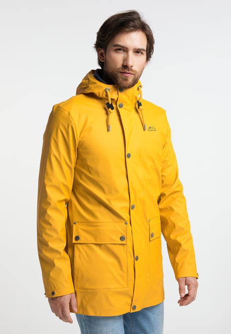 ICEBOUND Serie urban rain 3-in-1 Regenjacke Herren Senf - Image 2