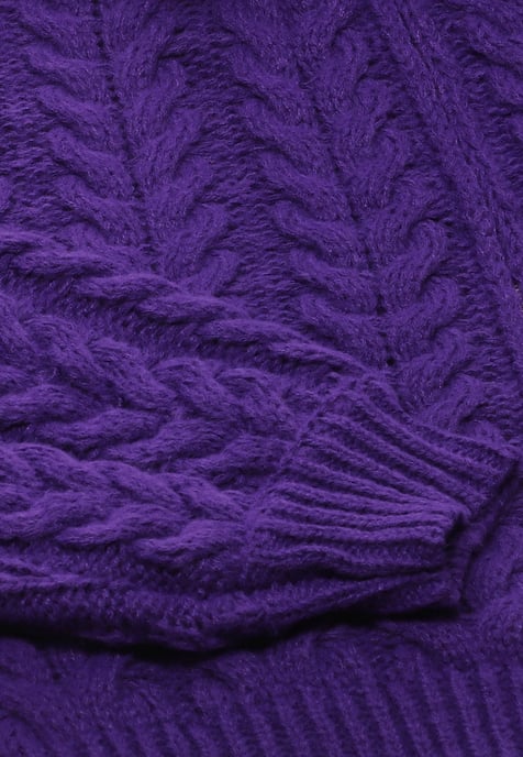 Mymo Strickjacke Damen lila - Image 3