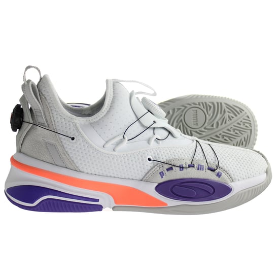 PUMA Double Disc White-Ultra Violet Mens Trainers