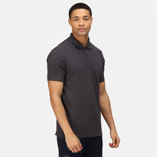 Regatta Classic Mens 65/35 Short Sleeve Polo Shirt (Seal Grey)