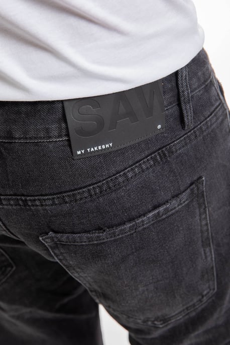 Takeshy Kurosawa Jeans Slim Cropped Herren schwarz - Image 5
