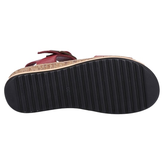 Hush Puppies Damen/Damen Ellie Leder Sandalen (Bordeaux) - Image 4
