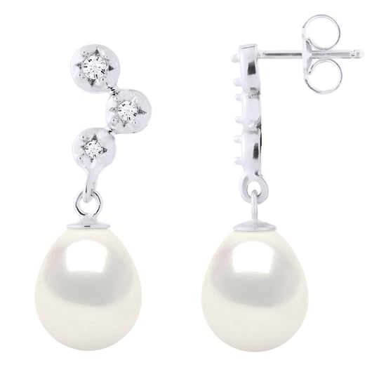 Ohrringe Prestige – Diamanten 0,12 ct – Qualität HSI – Weißgold - Image 1