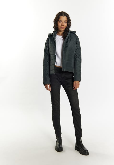 Mymo Leicht wattierte Jacke Damen Holzkohle - Image 2