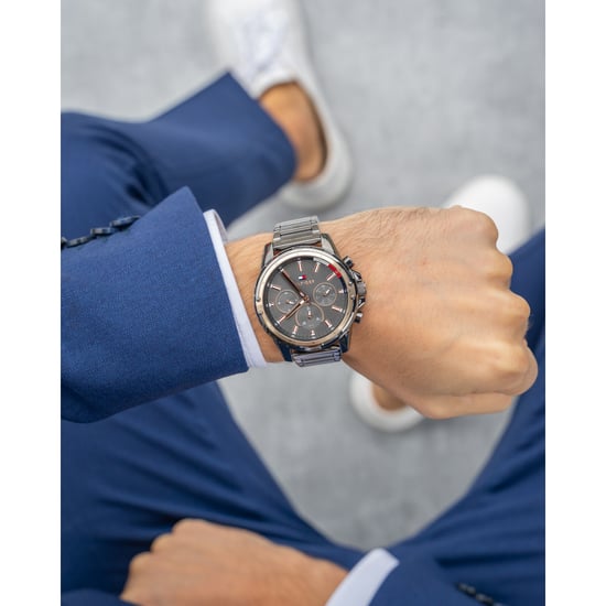 Tommy Hilfiger Mason Herrenuhr Grau 1791790 - Image 3