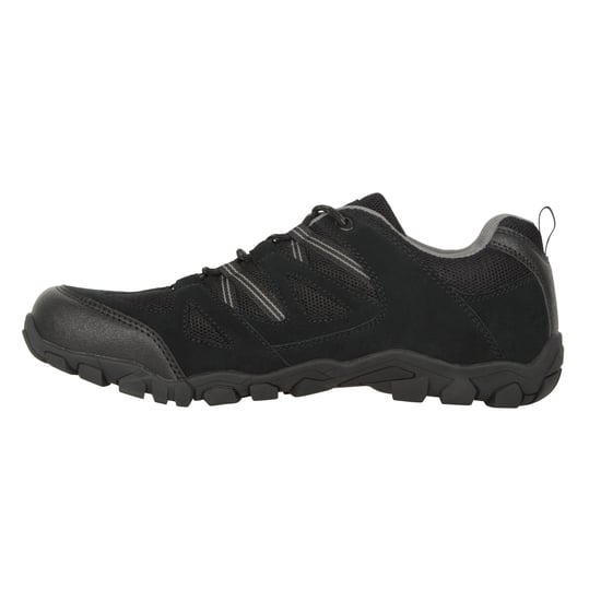 Mountain Warehouse Mens Outdoor III Suede Walking Shoes (Black)