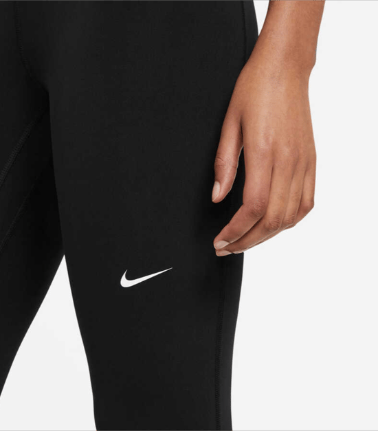 Nike Pro Damen Schwarze Hohe Taillierte Crop Leggings - Image 5