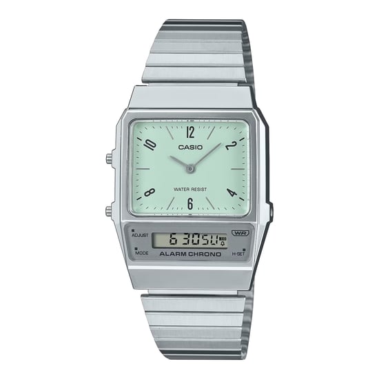 Casio Casio Kollektion Vintage Herren Silberuhr AQ-800E-3AEF - Image 1