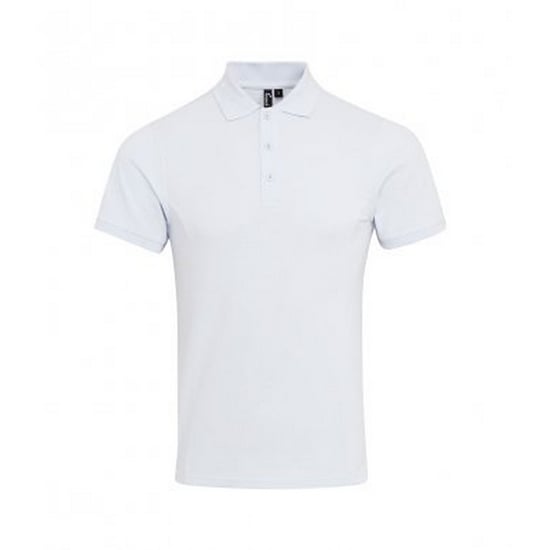 Premier Mens Coolchecker Plus Piqu Polo Shirt (Weiß) - Image 1