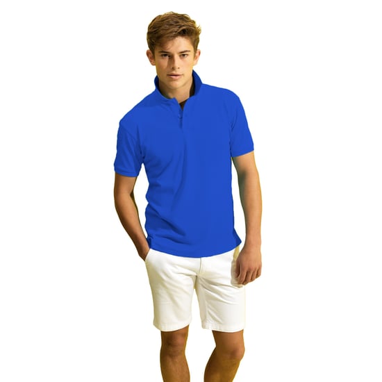 Asquith & Fox Herren Super Smooth Knit Polo Shirt (Bright Royal) - Image 2