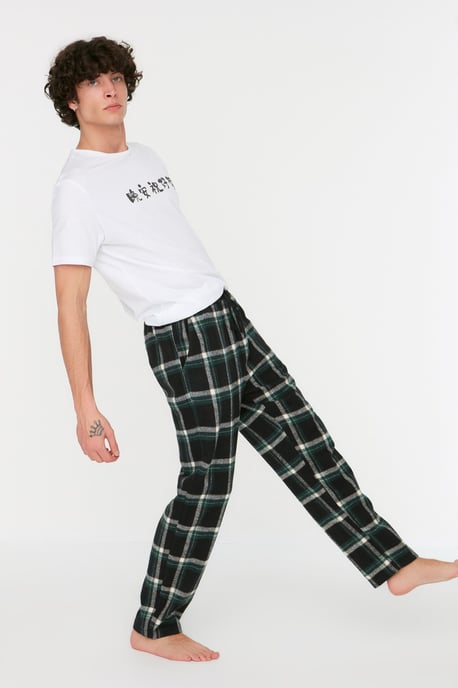 Trendyol Herren Taille entspannt Pyjama-Hose - Image 2