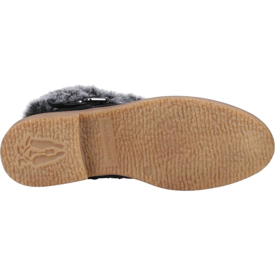 Hush Puppies Hannah Wildleder Damen Schwarz Stiefel - Image 3