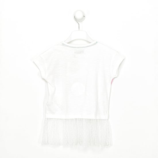 Girl's short-sleeved round neck T-shirt 20SGTK23
