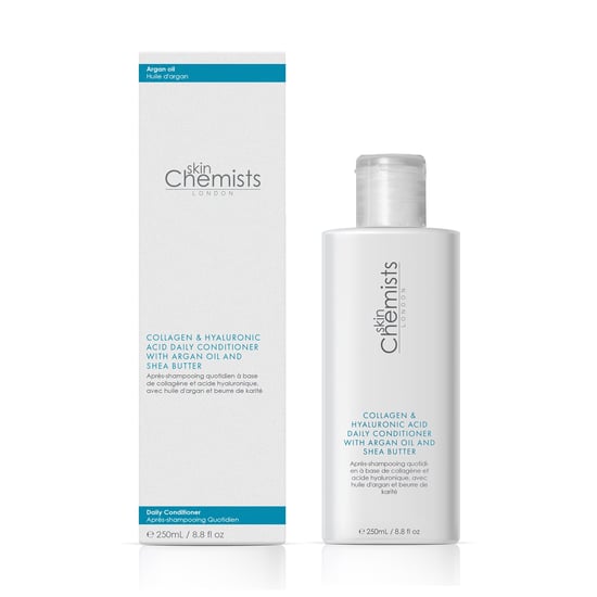 skinChemists Collagen & Hyaluronsäure Tägliche Pflegespülung mit Arganöl & Shea Butter 250ml - Image 3