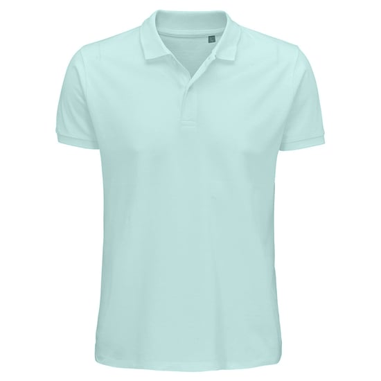 SOLS Herren Planet Pique Bio-Poloshirt (arktisch blau) - Image 1