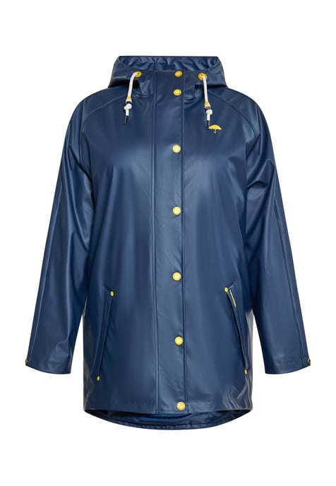 Schmuddelwedda Curvy Regenmantel Damen Marine - Image 1